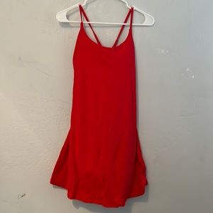 Everyday Cloudful™ Fabric Backless 2-in-1 Flare Workout/Tennis dress